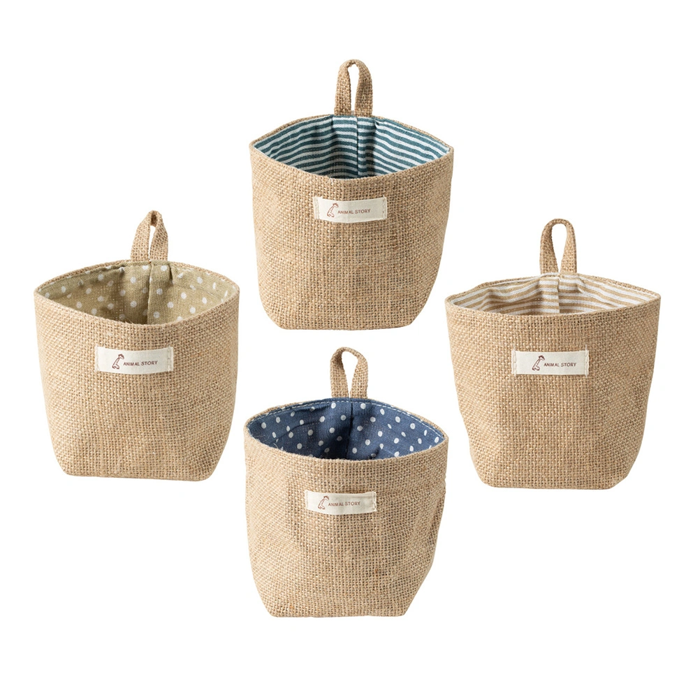 4 Pcs Door Hanging Storage Bags Dorm Wall Hanging Bags Door Organizer Bags