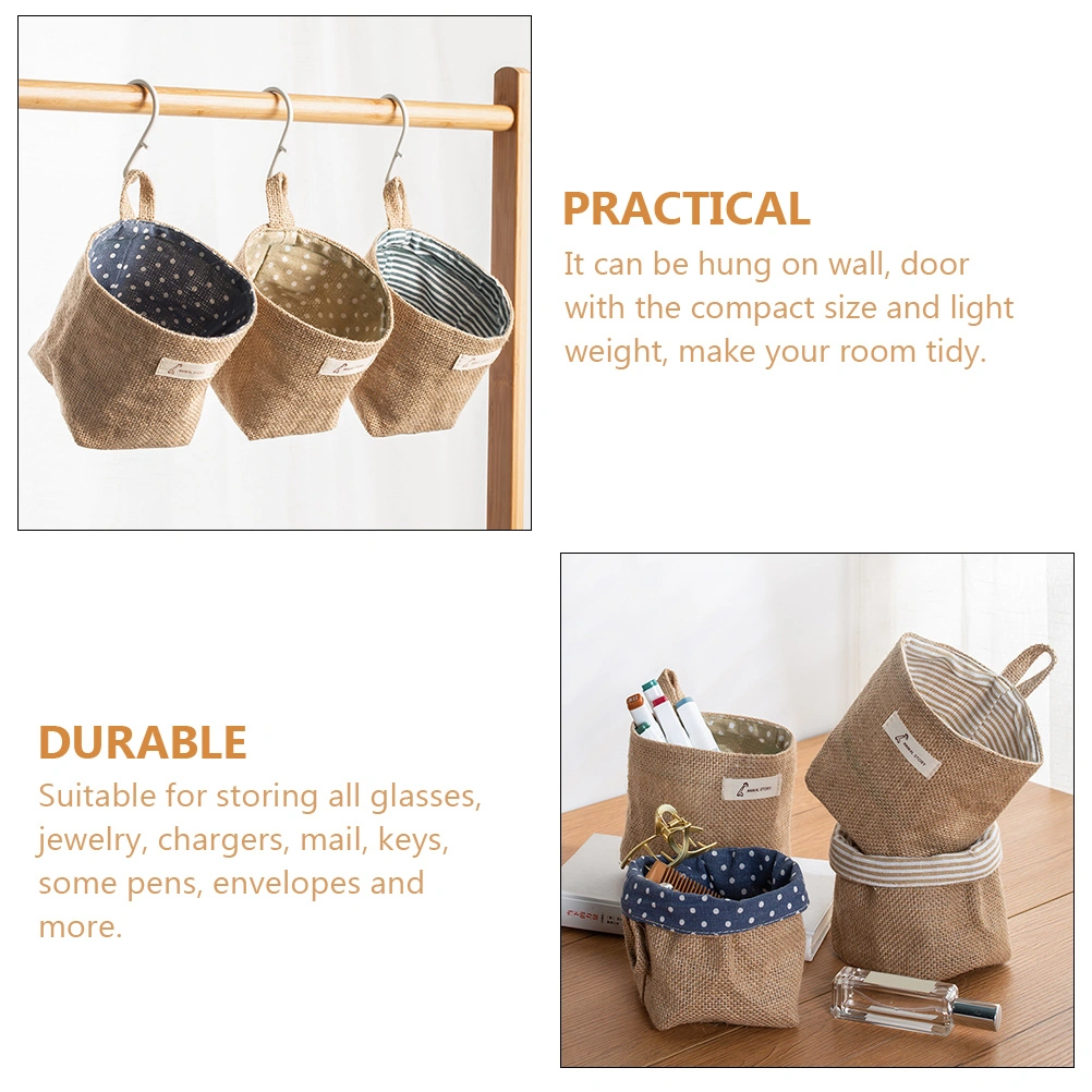 4 Pcs Door Hanging Storage Bags Dorm Wall Hanging Bags Door Organizer Bags