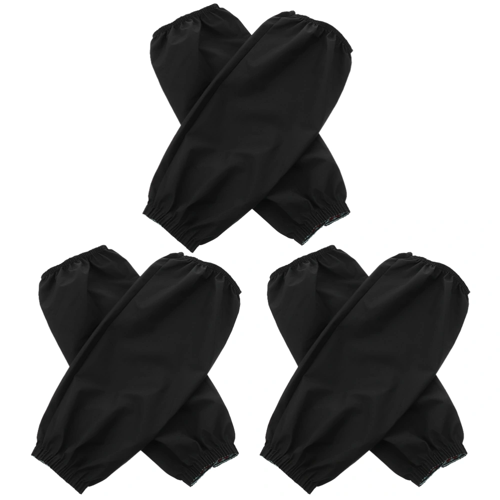 3 Pairs of Oil-proof and Water-proof Oversleeves Universal Sleevelet for Restaurant