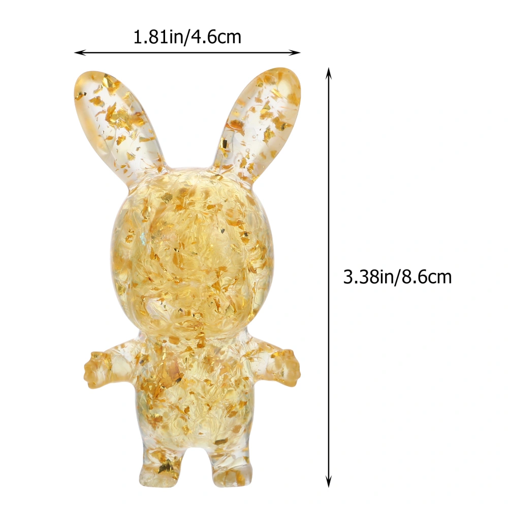 Easter Bunny Elf Durable Resin Bunny Practical Rabbit Bunny Home Decoration