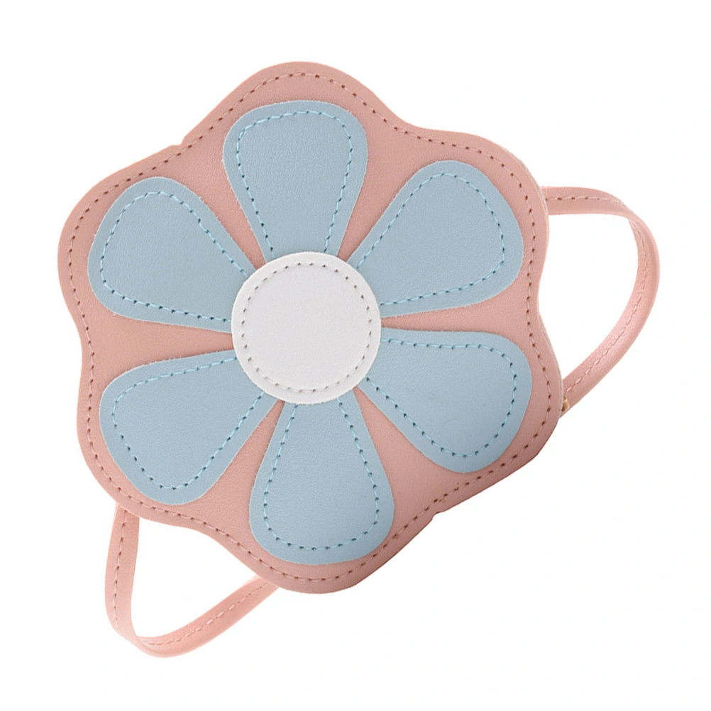 Creative Flower Designed Kids Crossbody Bag Single-shoulder Pouch for Girls