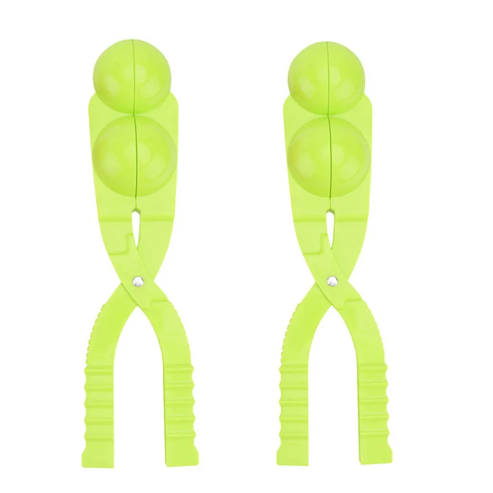 2pcs Outdoor Snowball Clamps Winter Snowball Fight Toys for Children Kids