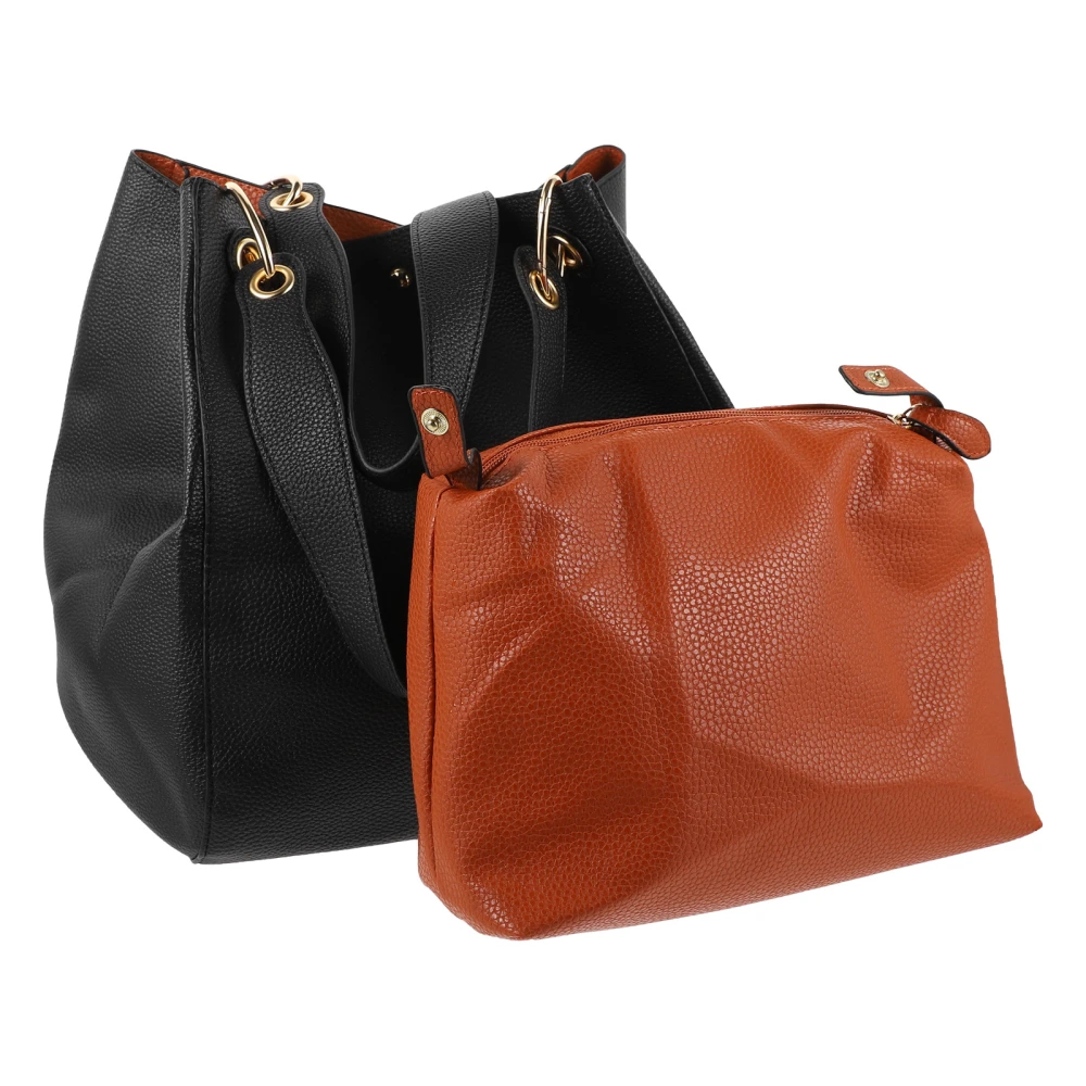 1 Set Large Capacity Shoulder Bag Simple Storage Bag Stylish Tote Bag Handbag