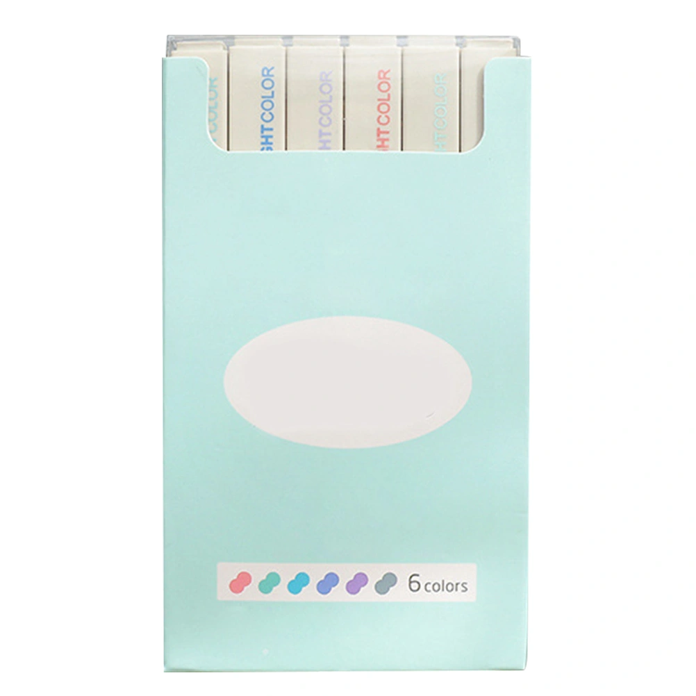 Fluorescent Markers Colorful Highlighters Light Color Highlighting Pens Stationery Supplies for Kids Students