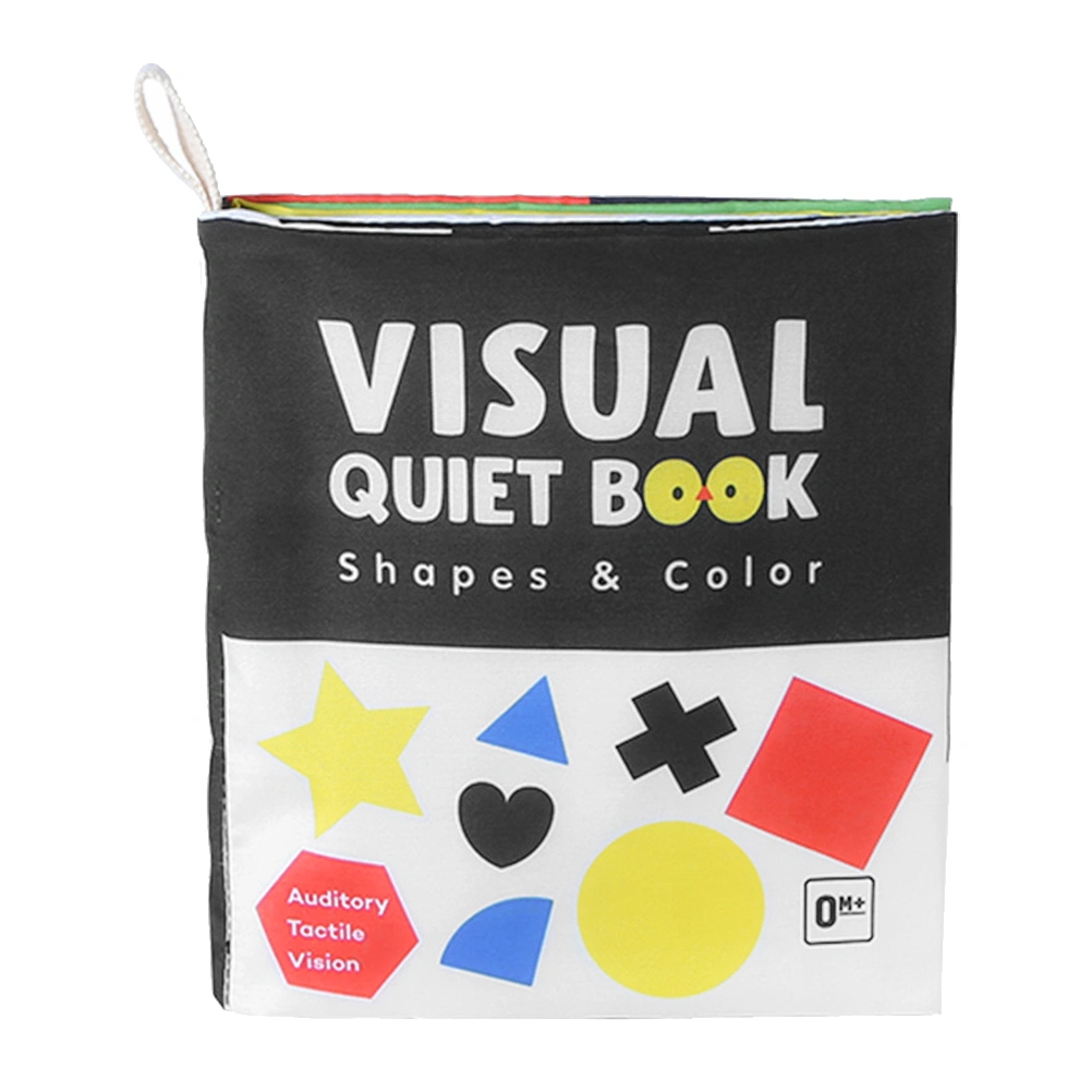 1PC Baby Cloth Stereoscopic Vision Book Fabric Book Early Educational Preschool Learning Book Enlightenment Learning Book Toy (0-6 Months)