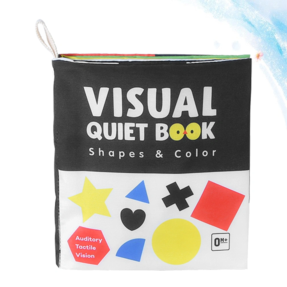 1PC Baby Cloth Stereoscopic Vision Book Fabric Book Early Educational Preschool Learning Book Enlightenment Learning Book Toy (0-6 Months)