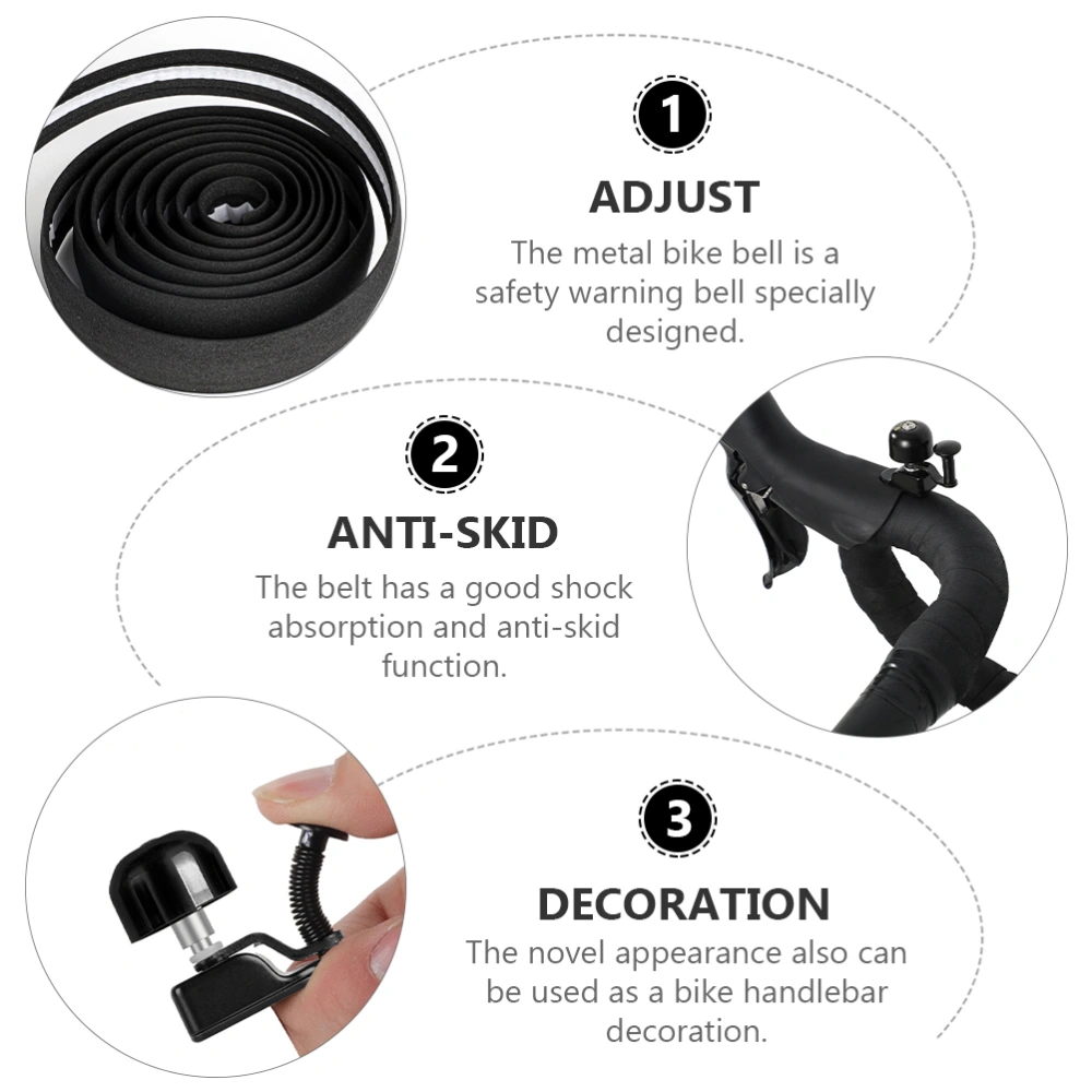 1 Set Road Bell Handlebar Anti-skid Belt Absorption Handle Belt