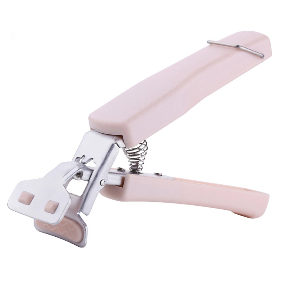 2Pcs Lightweight Stainless Steel Hot Plate Tong Bowl Pan Clamp Dish Gripper Clamp Holder (Random Color)