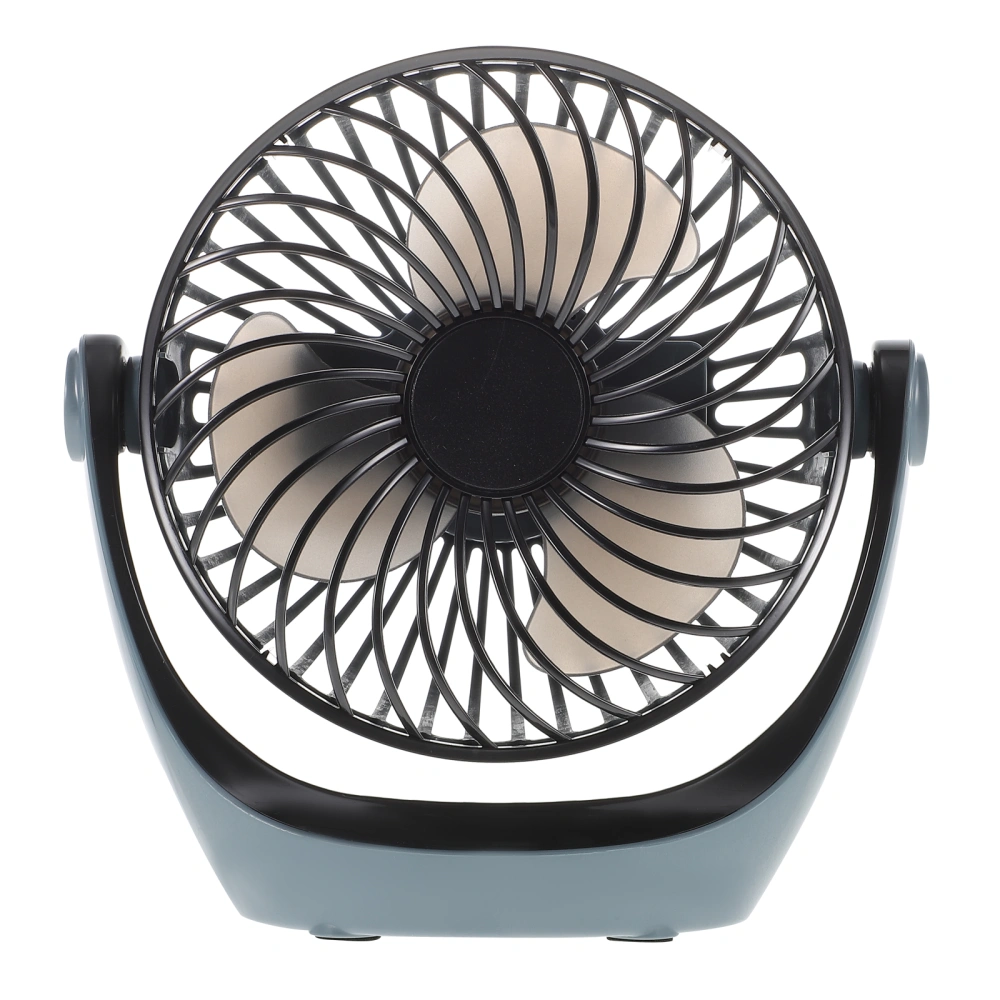 USB Fan Quiet 3-gear Adjustable Cooling Fan Rotatable Table Fan For Bedroom