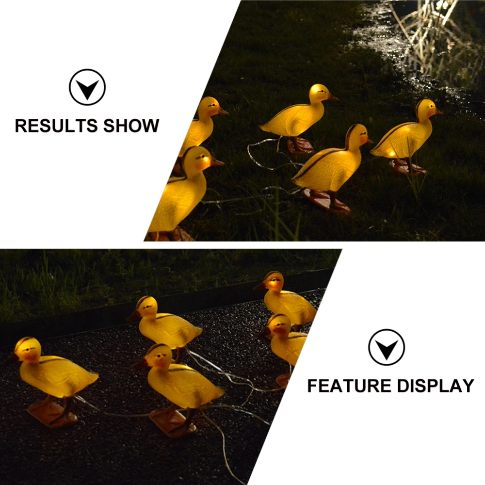 1 Set Duck Shaped Solar Lawn Lamp LED Outdoor Light Landscape Lights Garden Lamp