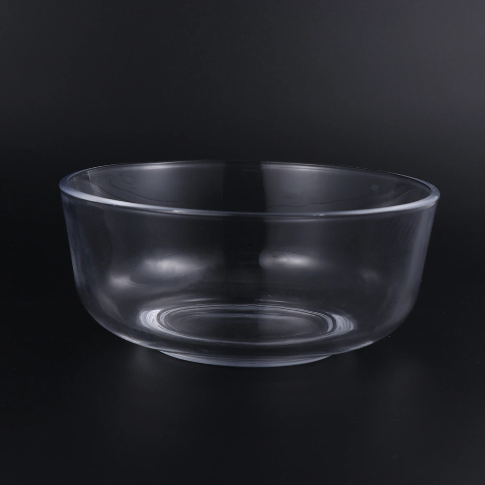 1PC 7 Inch Salad Bowl Heat Resistant Glass Transparent Fruit Dessert Noodles Bowl