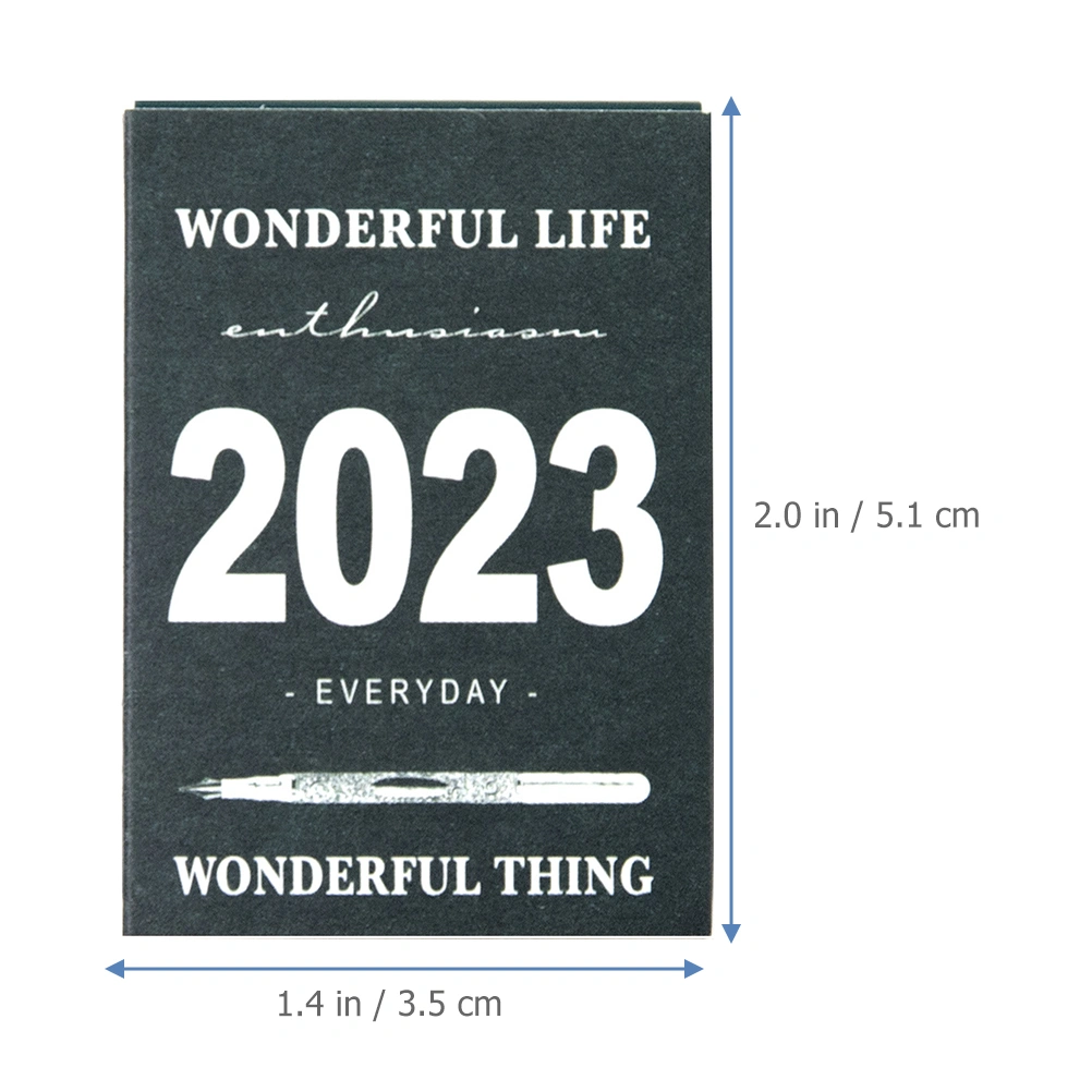 Desk Calendar Small 2023 Calendar Office Table Calendar Decorative Calendar