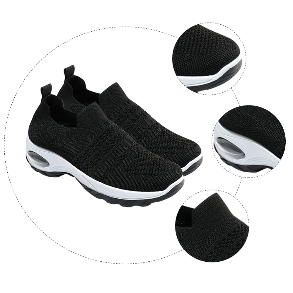 1 Pair Sports Shoes  Air Cushion Running Shoes Fitness Free-lace Casual Shoes