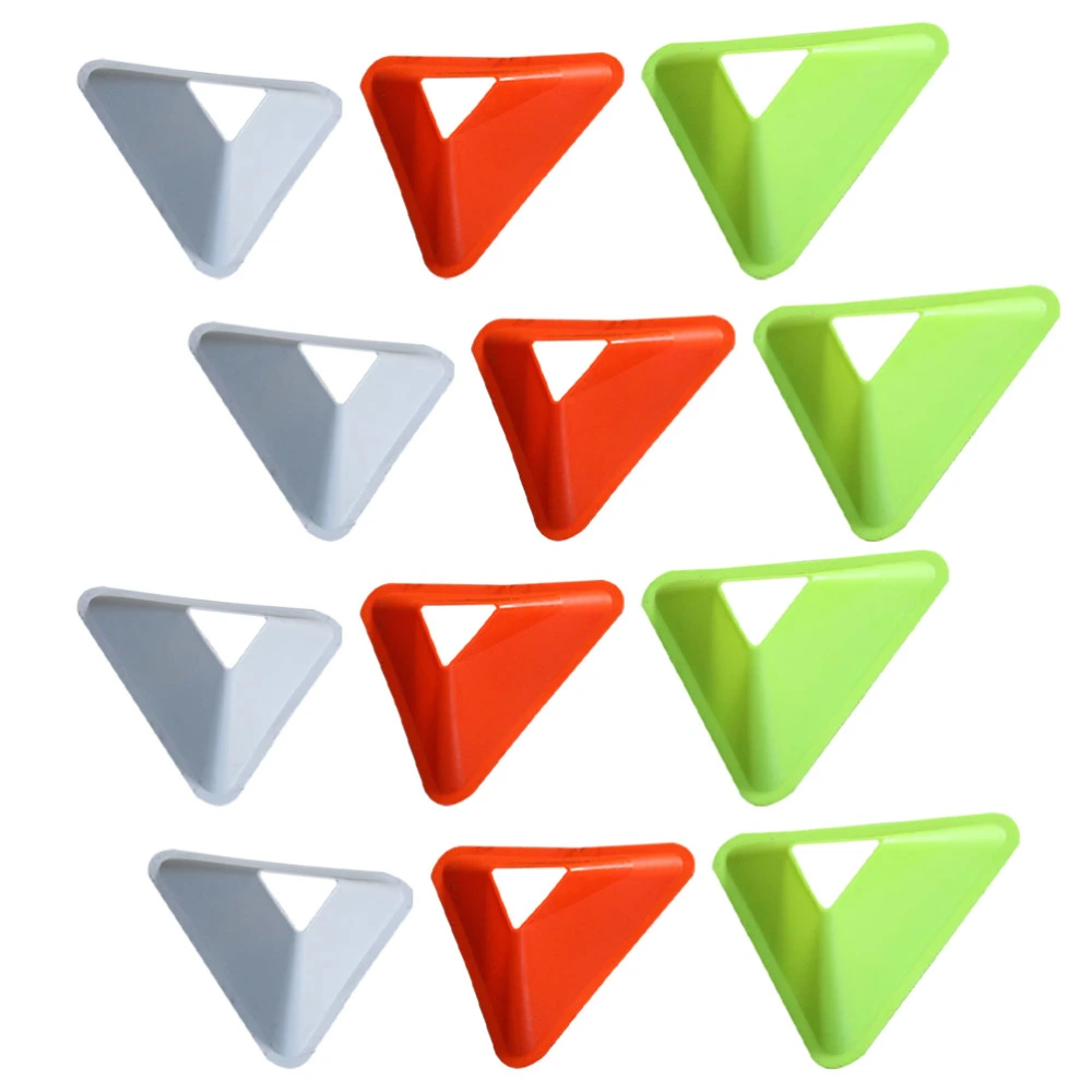 20Pcs Football Triangle Sign Plates for Football Training Sports Accessories