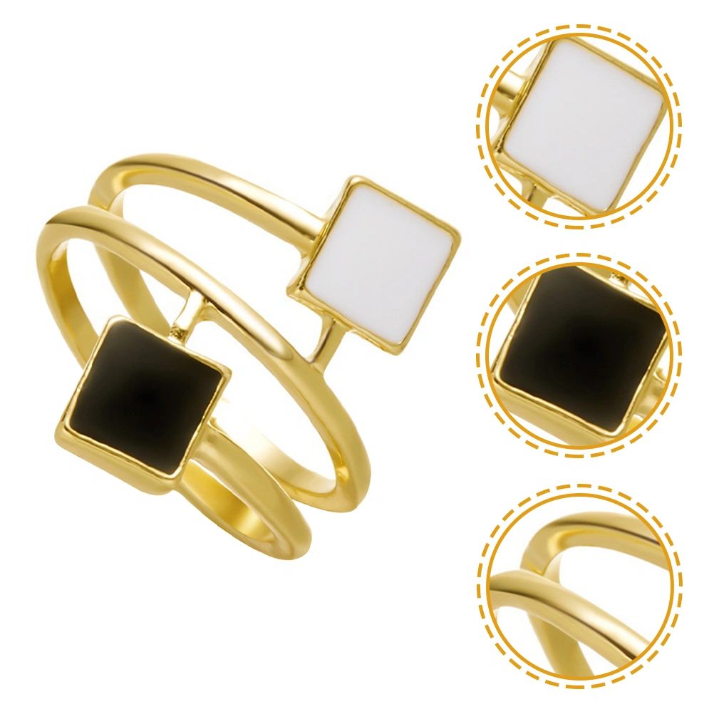 Open Circle Ring Aesthetic Rings Adjustable Rings Festival Birthday Gift For Her