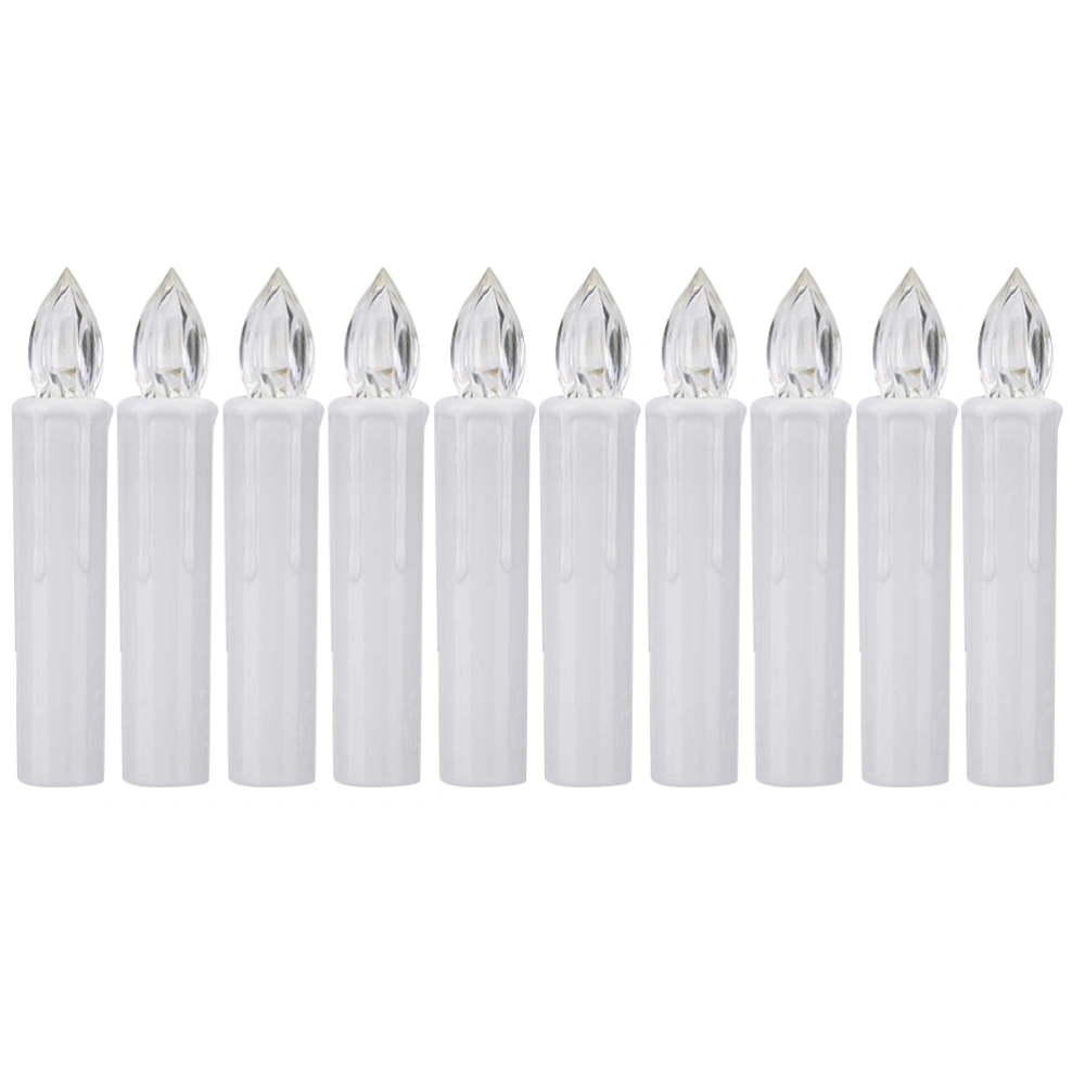 1 Set Candle Light with Clip LED Window Candle Flameless Candle Party Supplies