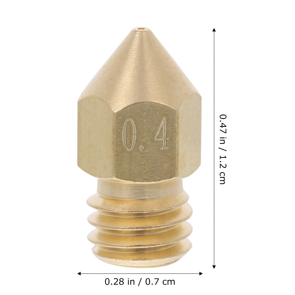 30pcs 3D Printer Extruder Nozzles Pointed Nozzle Extruder Nozzles 3D Printer Parts