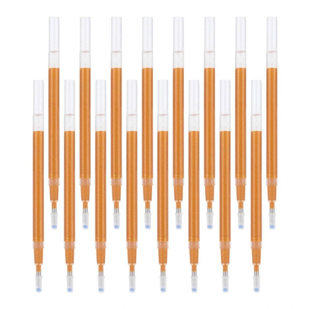 100pcs Glitter Gel Pen Refills Large Capacity Sutra Copying Refills (Golden)