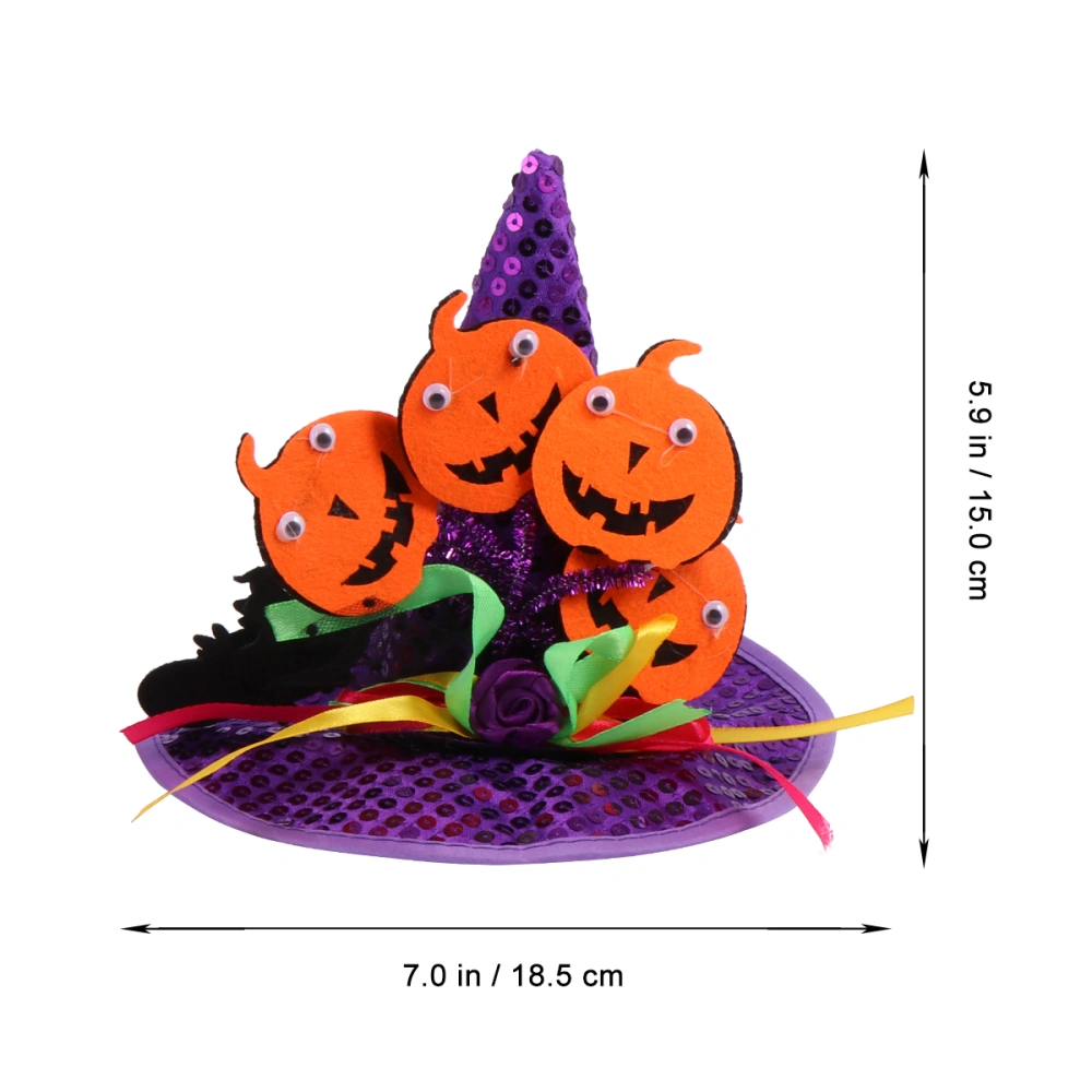 2pcs/Set Halloween Hat Halloween Pet Decoration Pet Headdress Pet Headwear