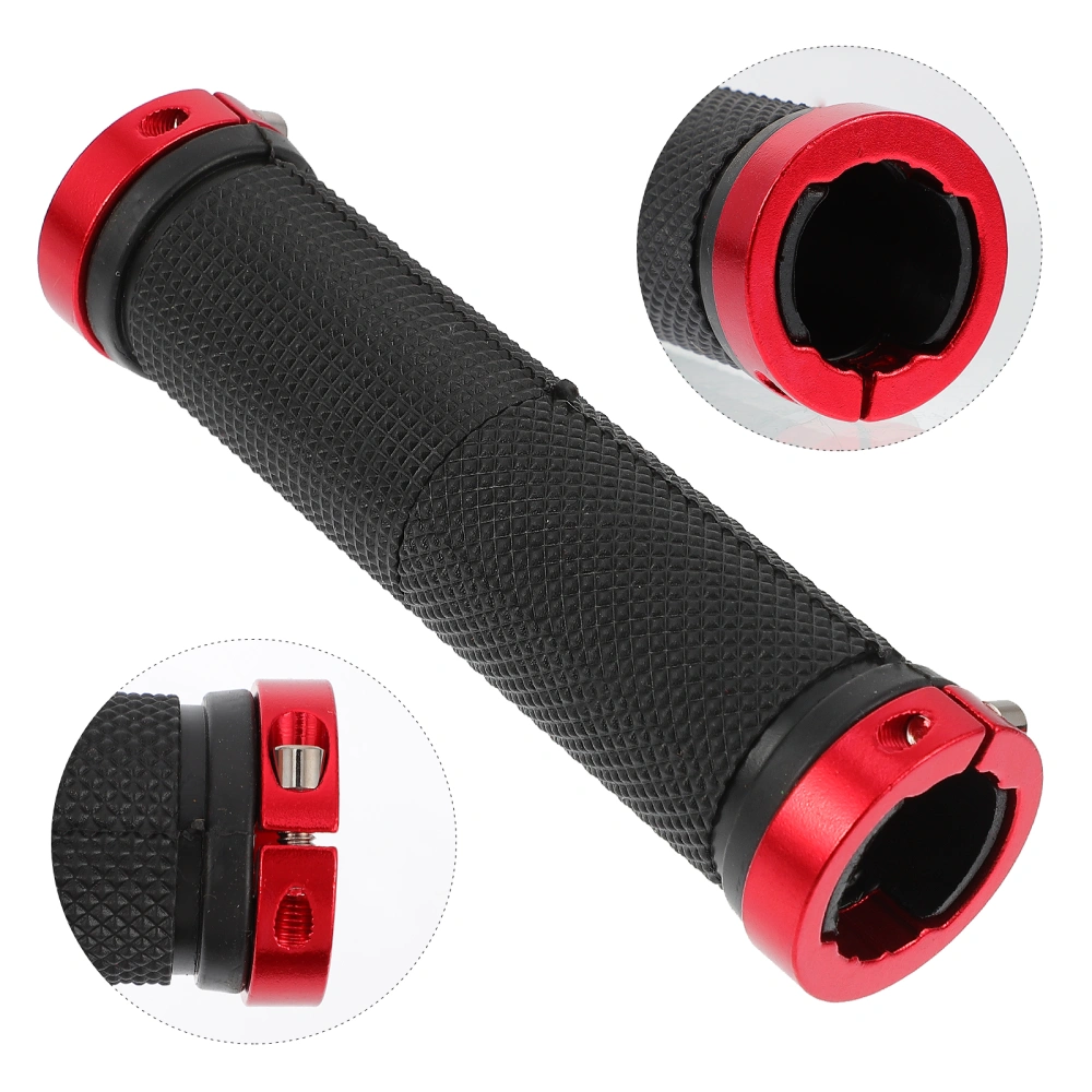 1 Set Mountain Bike Grips Bike Handlebar Grips Lock on Handle Bar Cover