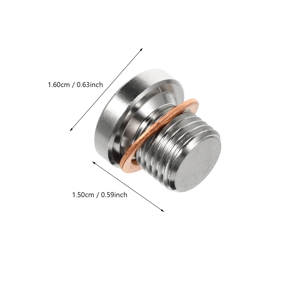 Oxygen Sensor Bung M12x1.25mm Iron Nickeling Oxygen Sensor Plug Car Supply