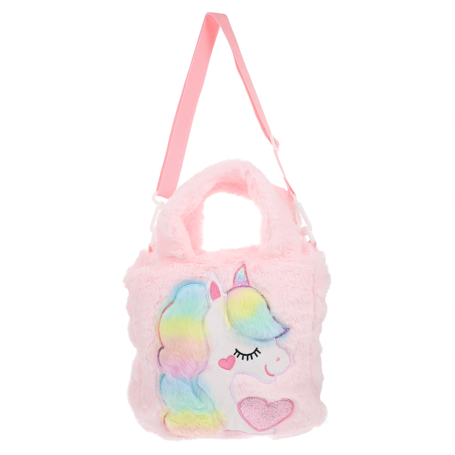 Cartoon Unicorn Cross-body Bag Lovely Unicorn Pattern Single-shoulder Bag for Kids