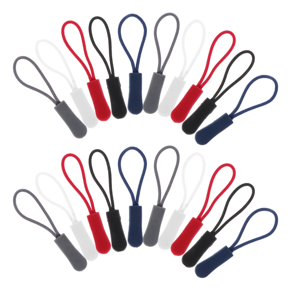 50Pcs DIY Zipper Pull Clothes Replacement Zipper Heads Backpack Zipper Pullers