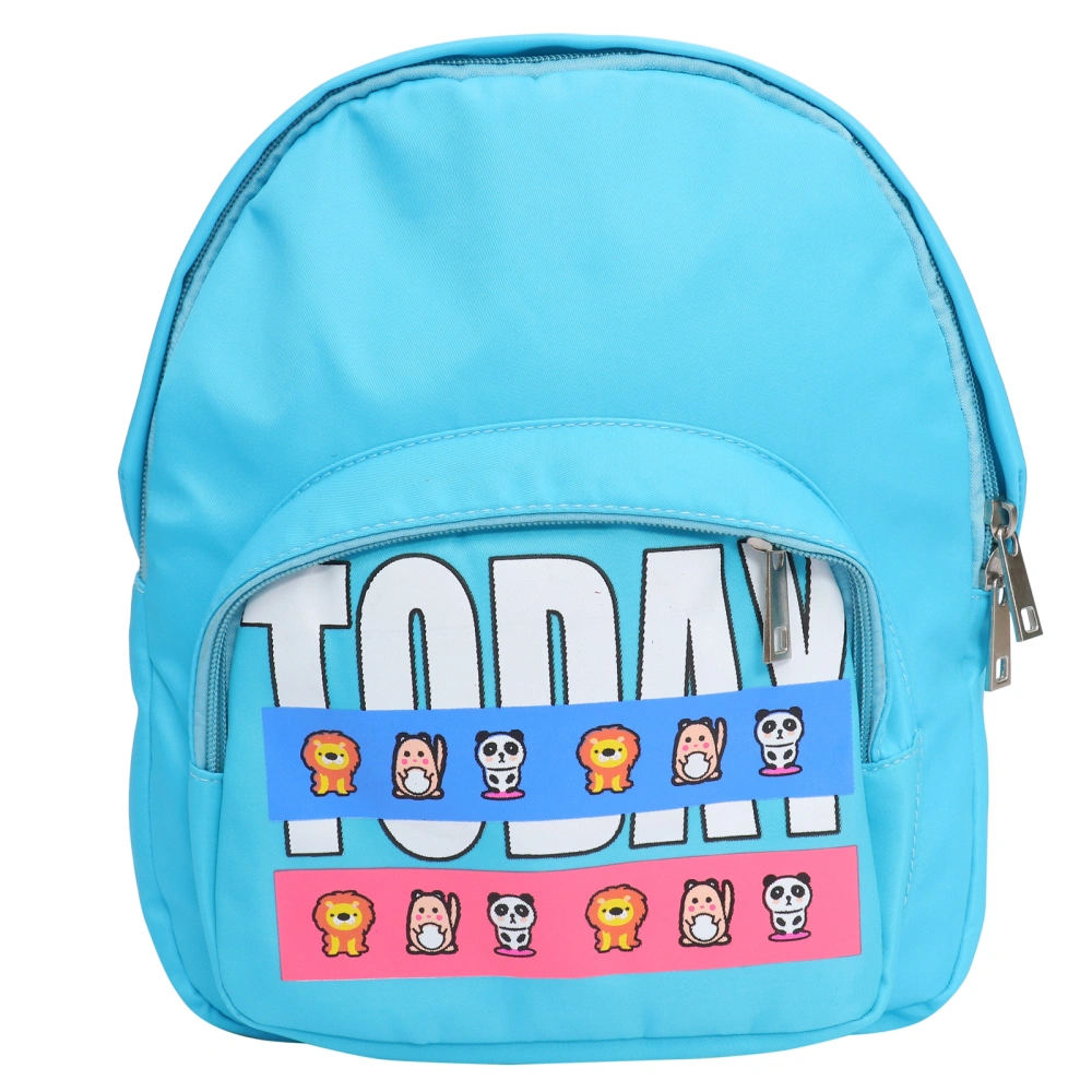 1pc Practical Cartoon Lovely School Bag Backpack Snack Bag For Children Random Pattern and Color