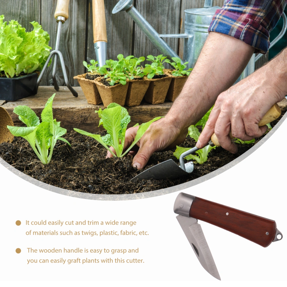 Professional Grafting Gardening Stainless Steel Cutter Tool for Budding Pruning