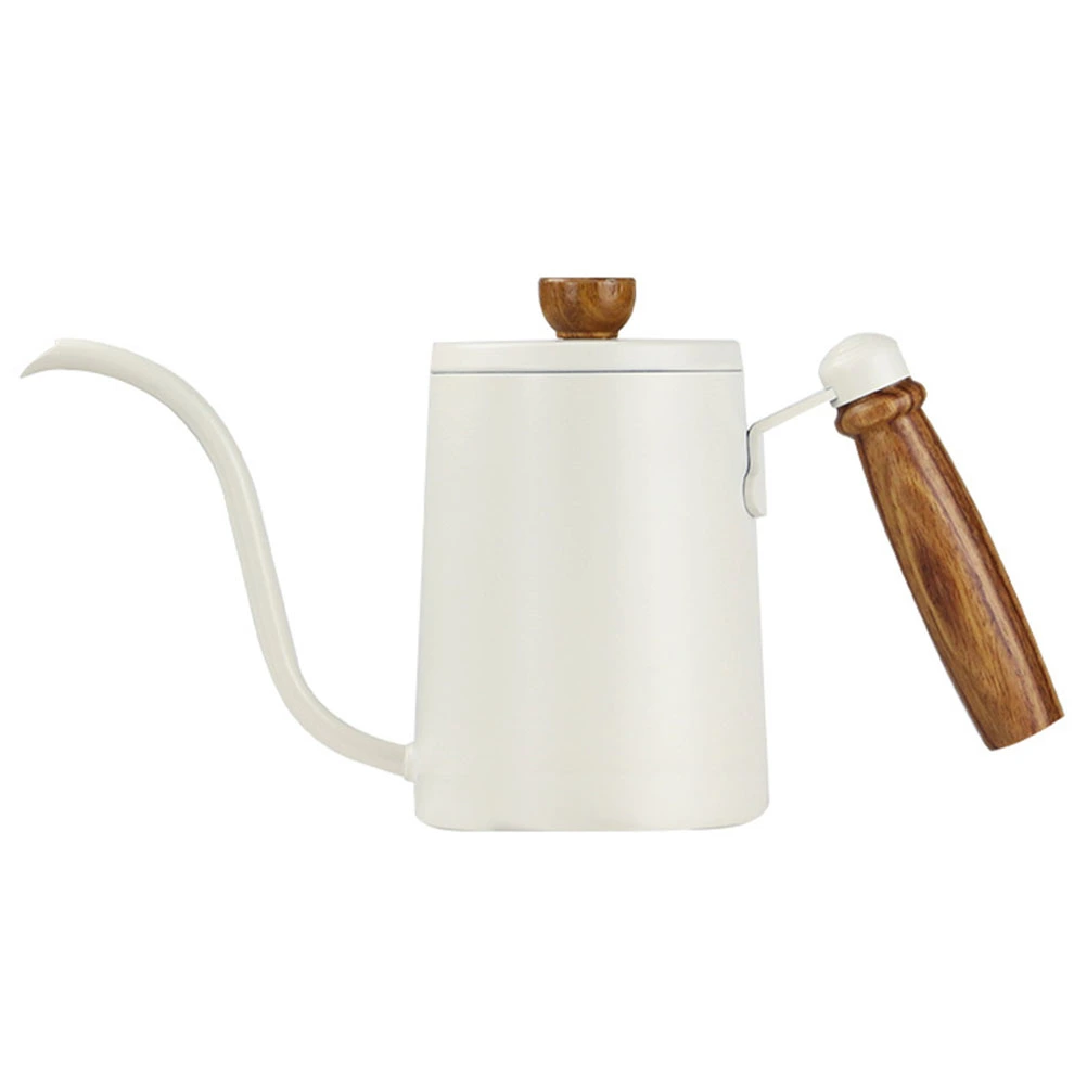 Home Long Mouth Kettle 600ML Tea Pot Stainless Steel Hand Brewing Coffee Pot