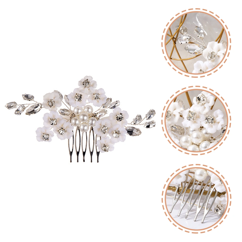 Wedding Pearl Hair Comb Elegance Hair Clip Bridal Hair Piece Hair Accessories