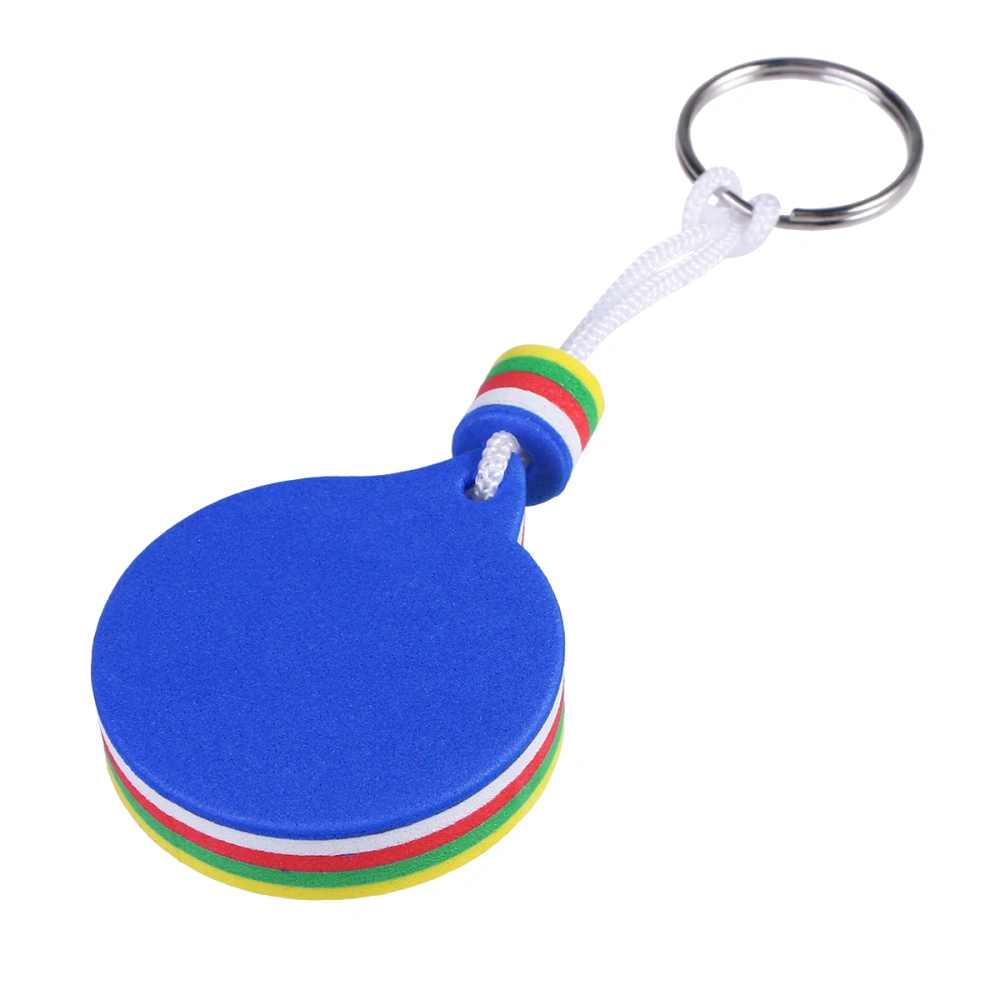 2 Pcs/pack EVA Floating Keychain Key Ring Safety Key Holder for Marine Boat Fishing Sailing & Water Sports(Colorful Circle)