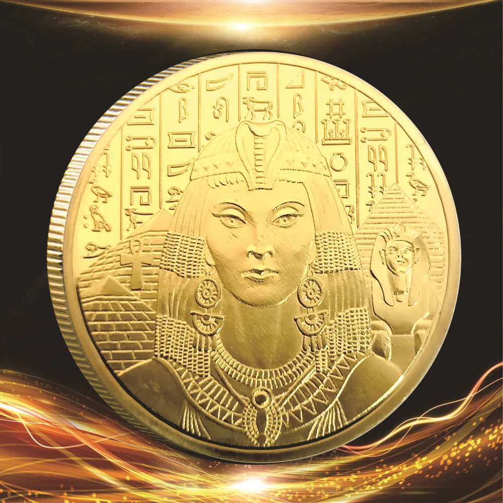 Vintage Egypt Elements Coin Collecting Coin Iron Commemorative Coin Decor