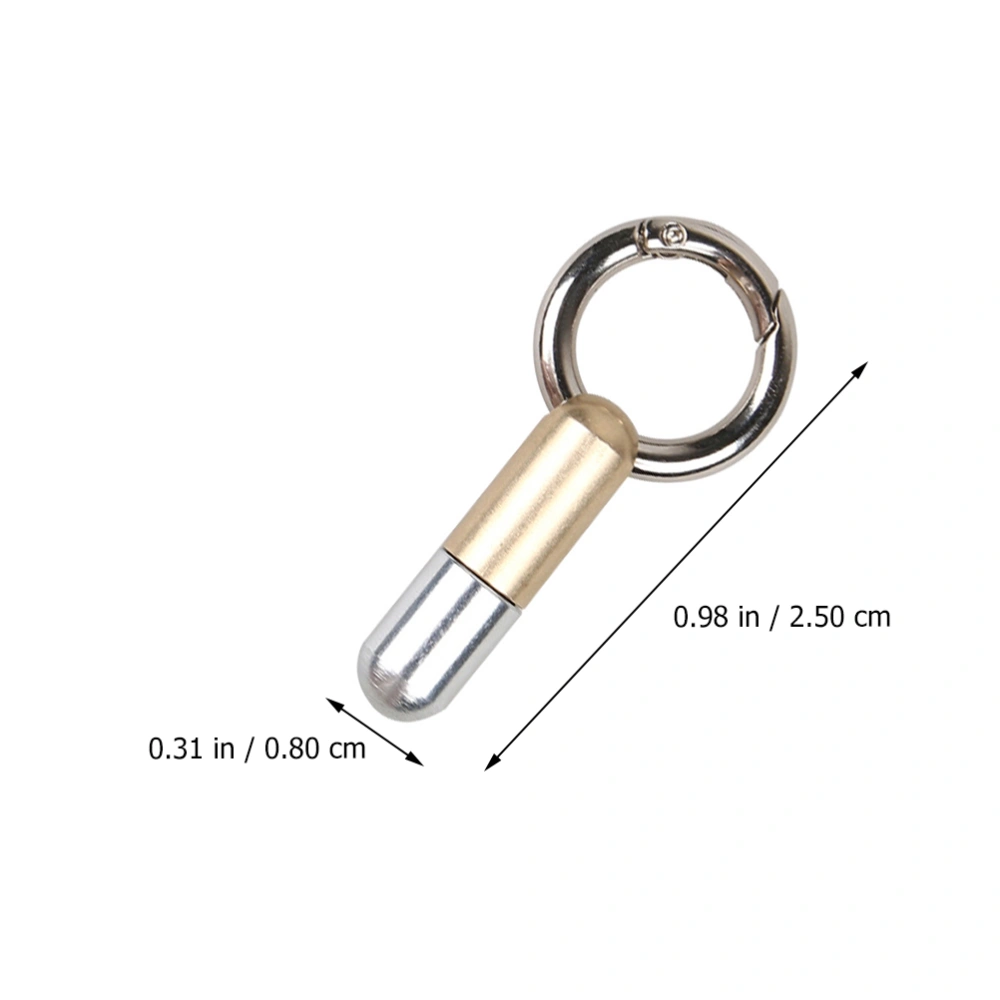 1Pc Mini Portable Capsule Cutter Stainless Keyring Pendant Creative Cutting Tool