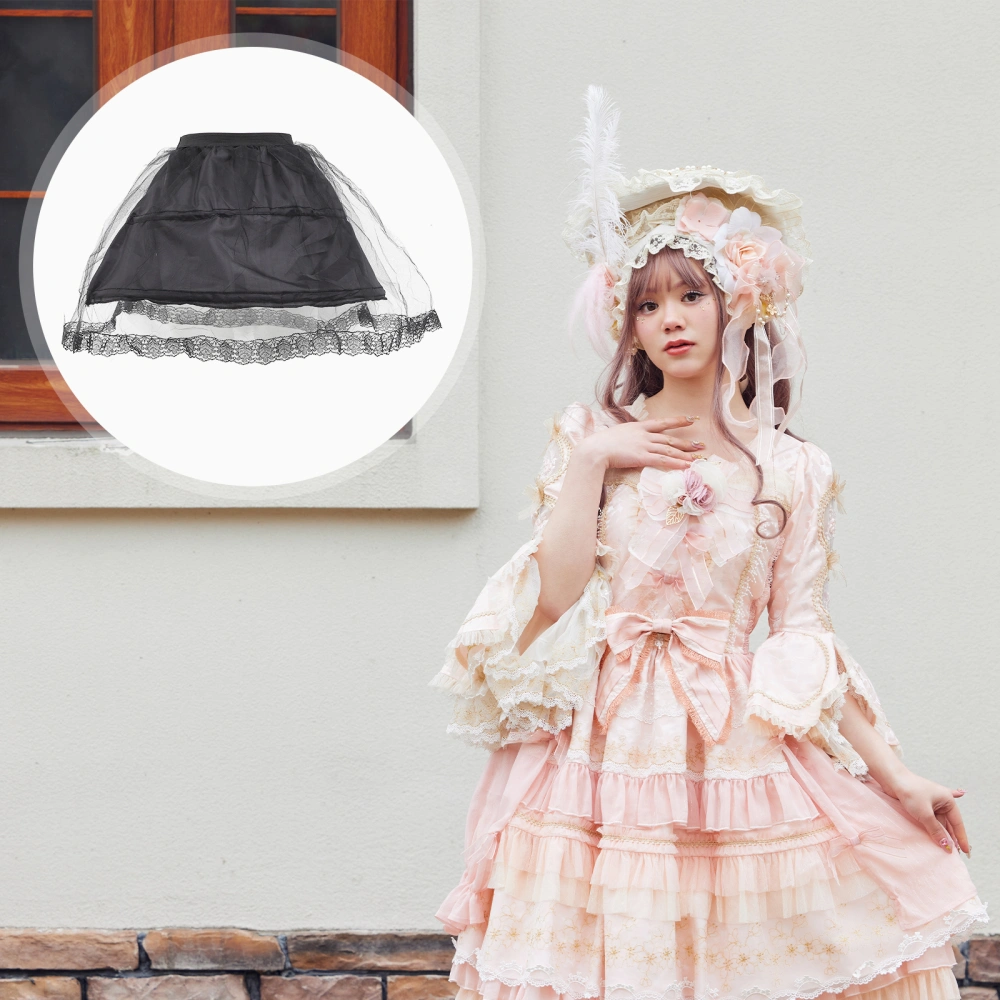 Girls Dress Underwear Cosplay Dress Short Petticoat Underskirt Elastic Waist Skirt