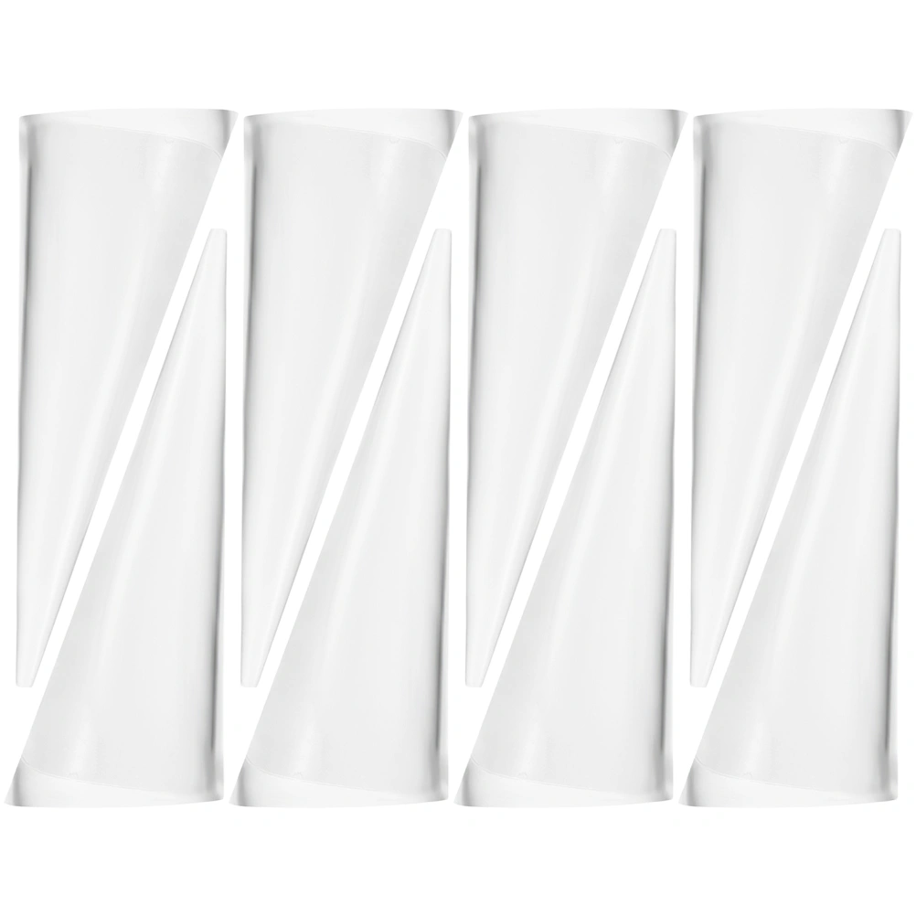 8pcs Acrylic Ring Display Holder Finger Cone Ring Ring Display Stand for Jewelries