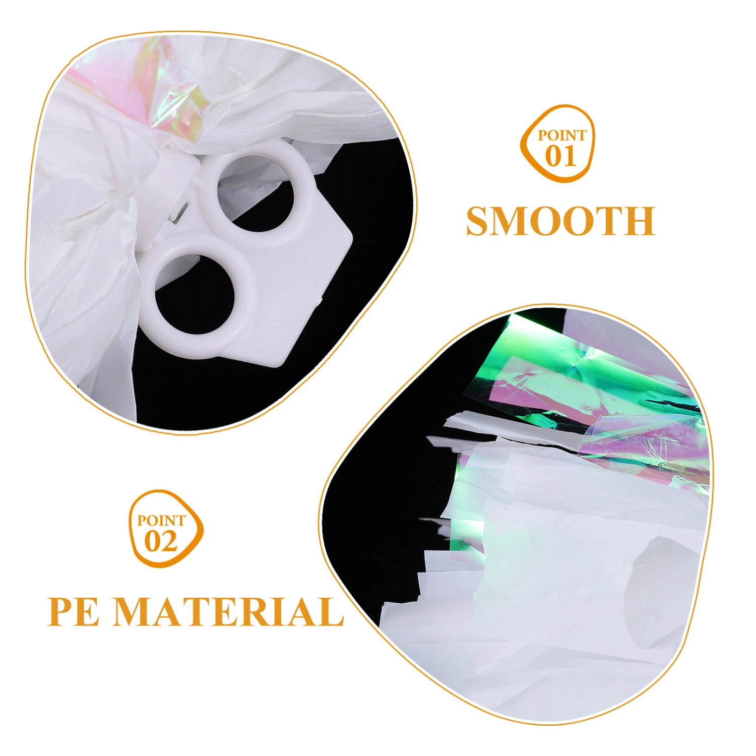 2Pcs Delicate Cheerleader Props Portable Cheerleader Pom Poms Reusable Sports Props