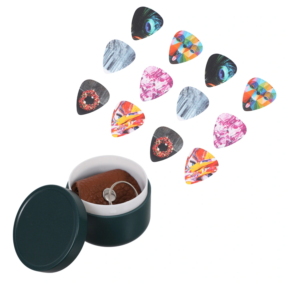 1 Set Guitar Pick Sleeve Plectrums Storage Box Guitar Pick Box Storage Sleeve