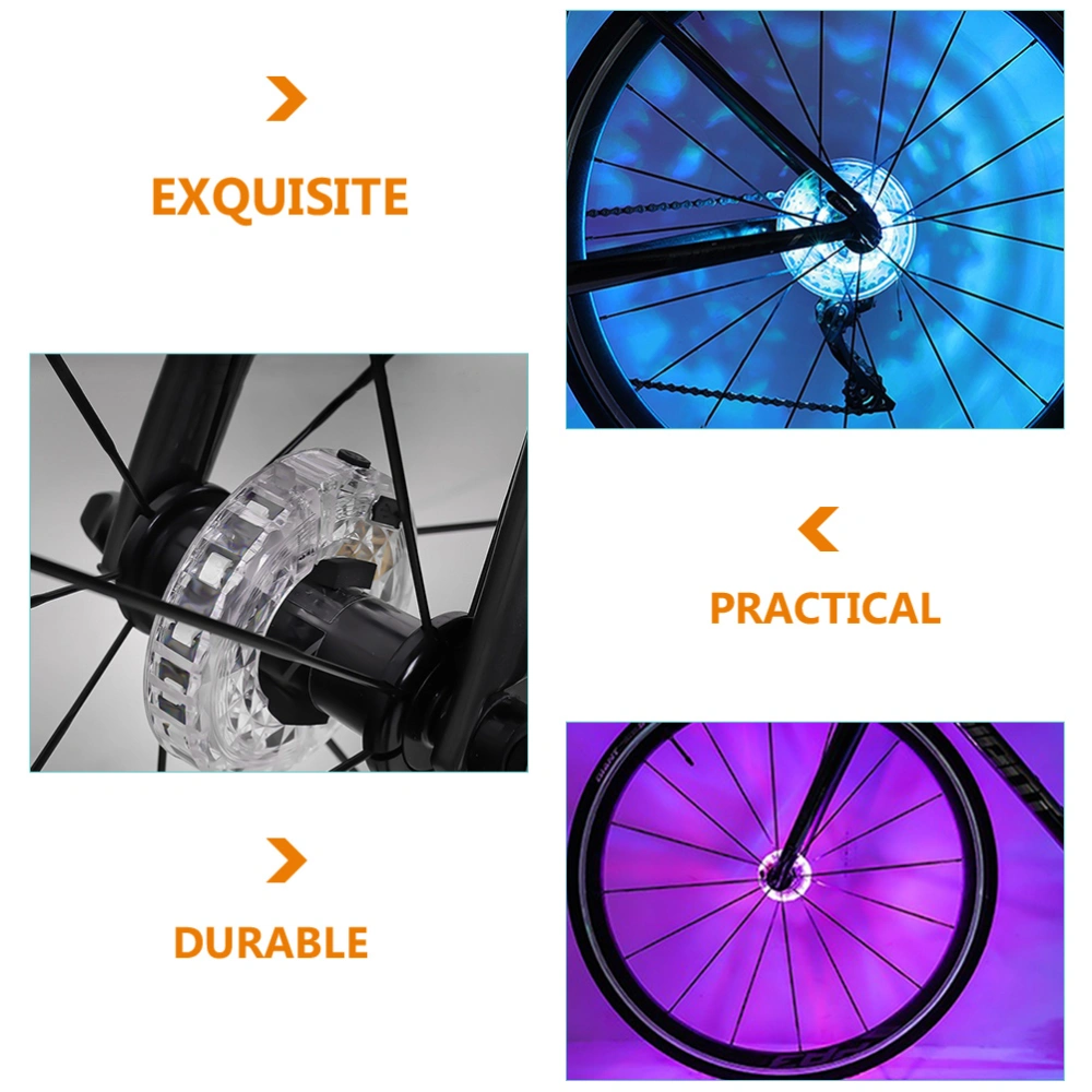 Bike Wheel Light Decorative Bike Light Colorful Light Bike Wheel Light Decoration Plastic Bike Lamp