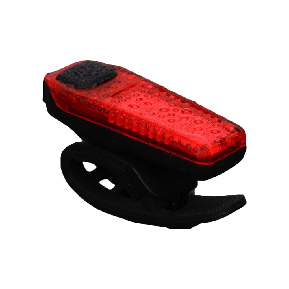 Bike Warning Light USB Rechargeable Bike Safety Lamp Plastic Bike Light Night Riding Lamp