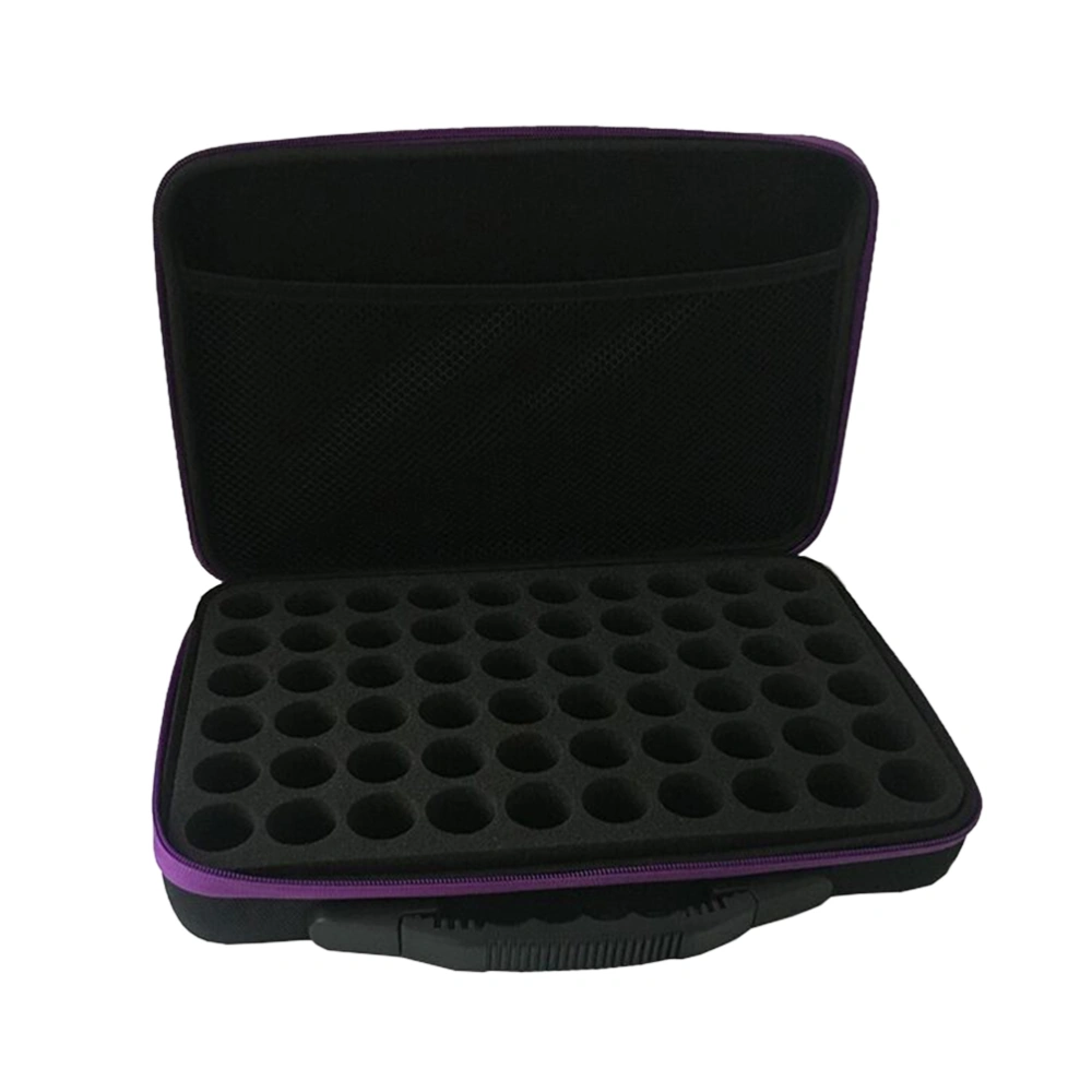 60 Bottle 10ml Essential Oil Case Portable Essential Oil Carry Travel Box Holder Organizer (Random Color)