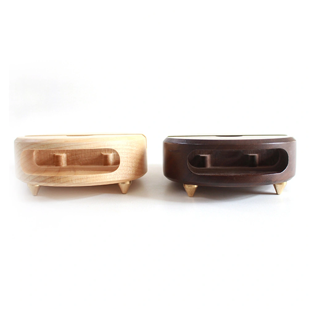 1Pc Wooden Mobile Phone Loudspeaker Bracket Retro Sound Amplifier Holder Phone Desktop Stand Support for Home Office Bedroom