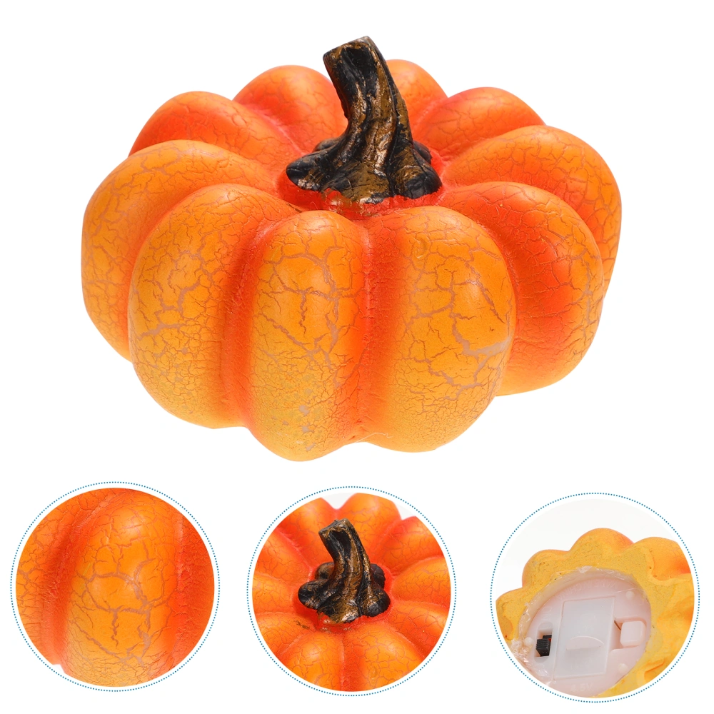 LED Pumpkin Lights Halloween Light Up Pumpkin Ornament Home Party Festival Light