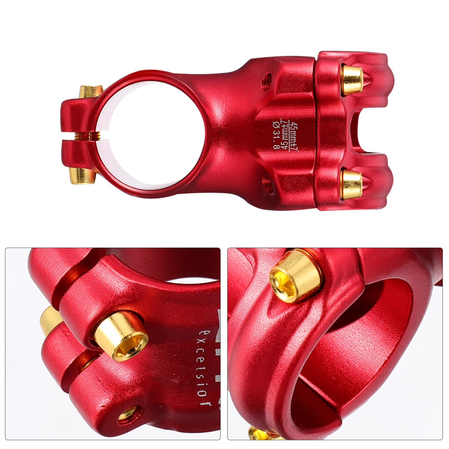 Aluminium Alloy Bike Handlebar Riser Durable Bike Stem Handlebar Extension Riser