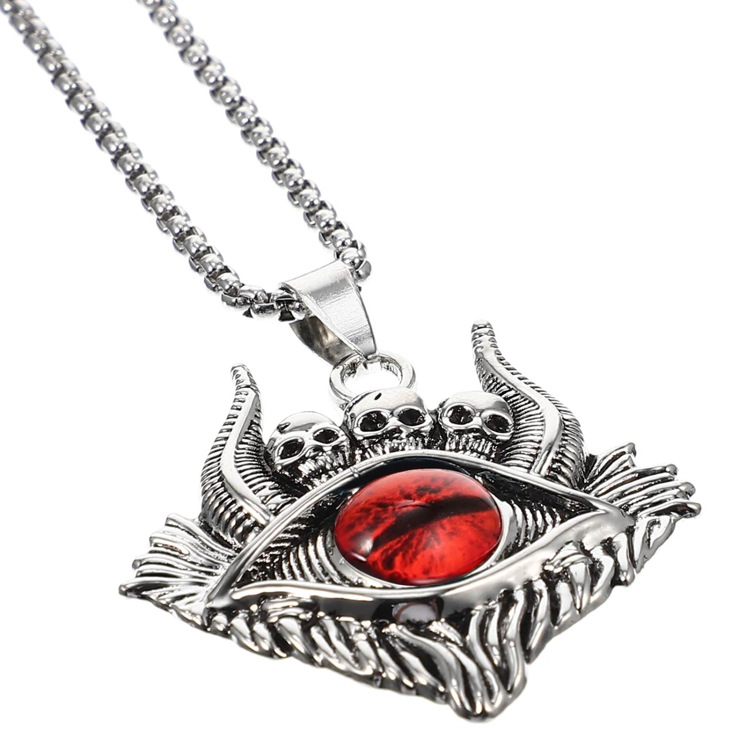 Evil Eye Necklace Stainless Steel Neck Chain Evil Eye Pendant Necklace Chain