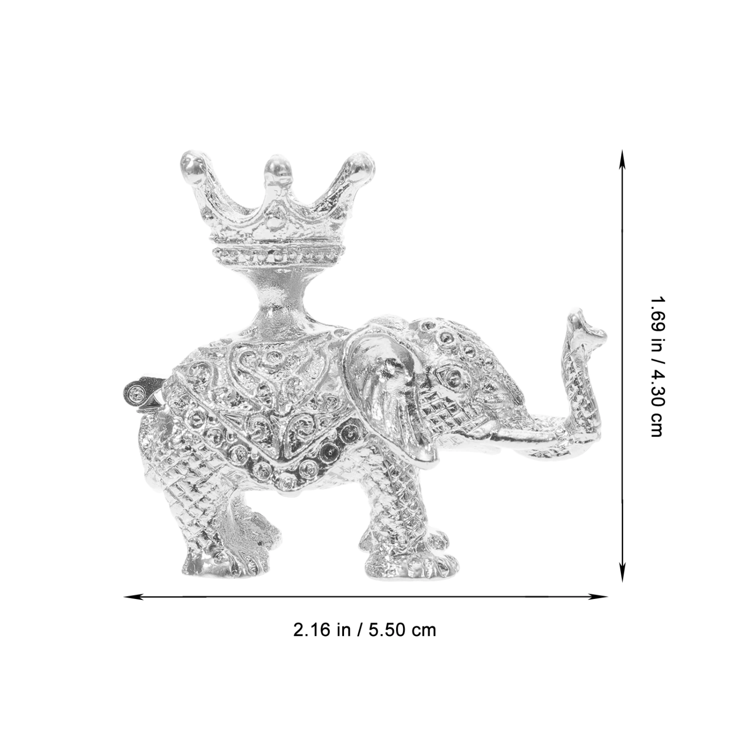 Crystal Ball Stand Elephant-design Crystal-ball Support Desktop Jewelry Storage Holder