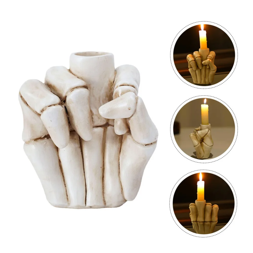 Creative Funny Gestures Candlestick Party Decorative Candle Holder Home Supplies