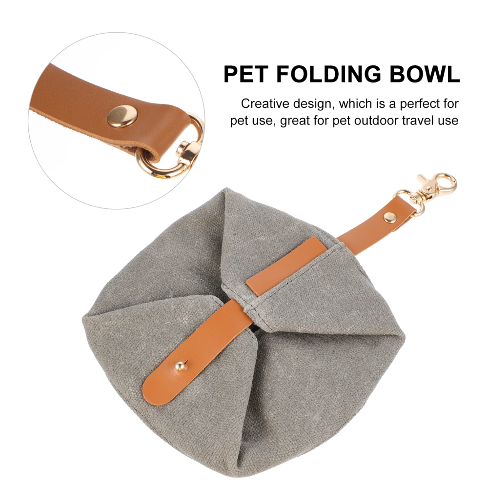 Dog Collapsible Bowl Portable Travel Bowl for Food Water Folding Dog Dish