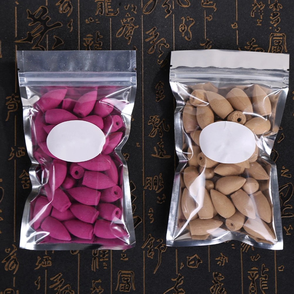 40pcs Backflow Variety Mixed Aromatherapy Incense Cones Assorted Natural Fragrant Cones (Osmanthus)
