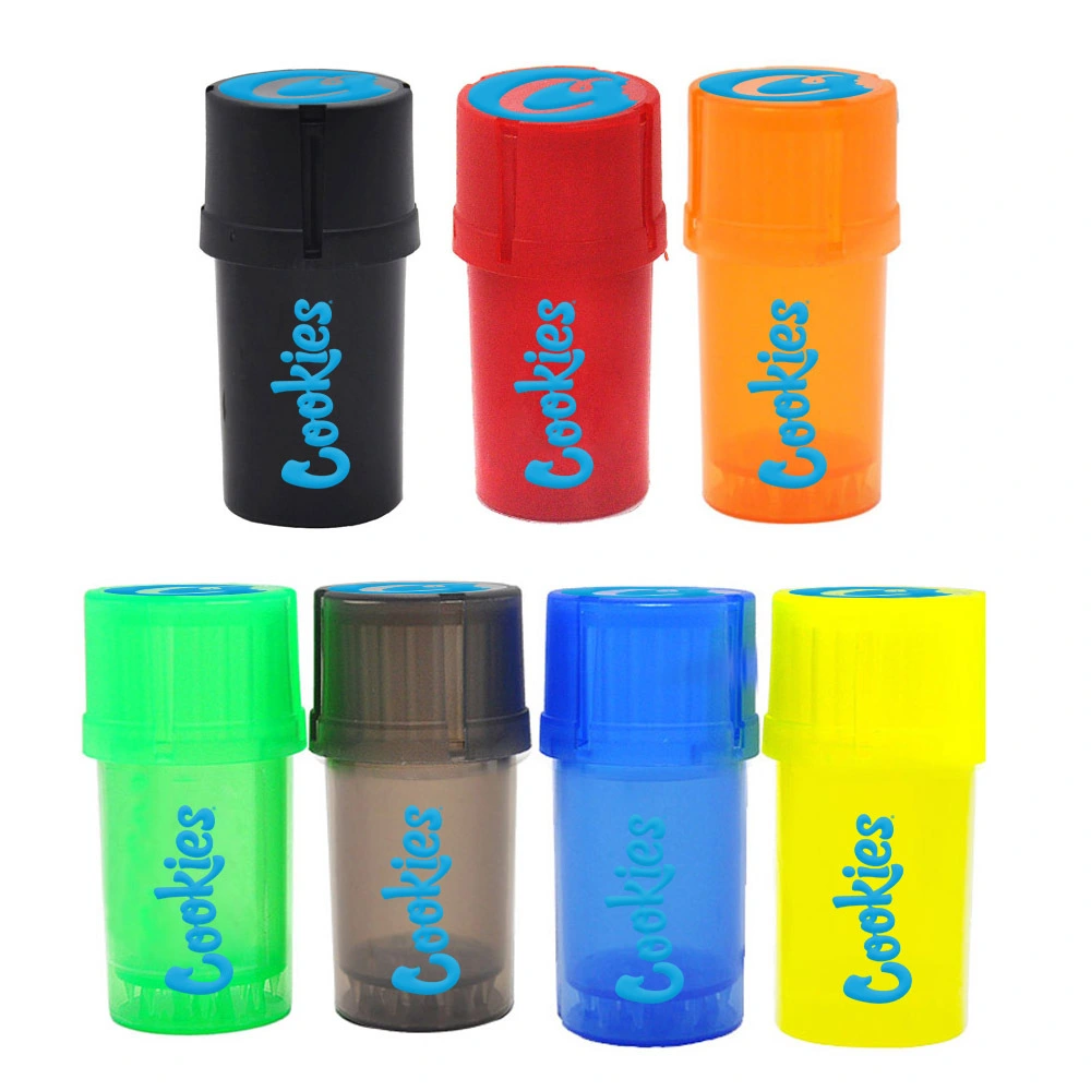 Three-layer Plastic Cigarette Grinder Plastic Storage Device With Smoke Grinder